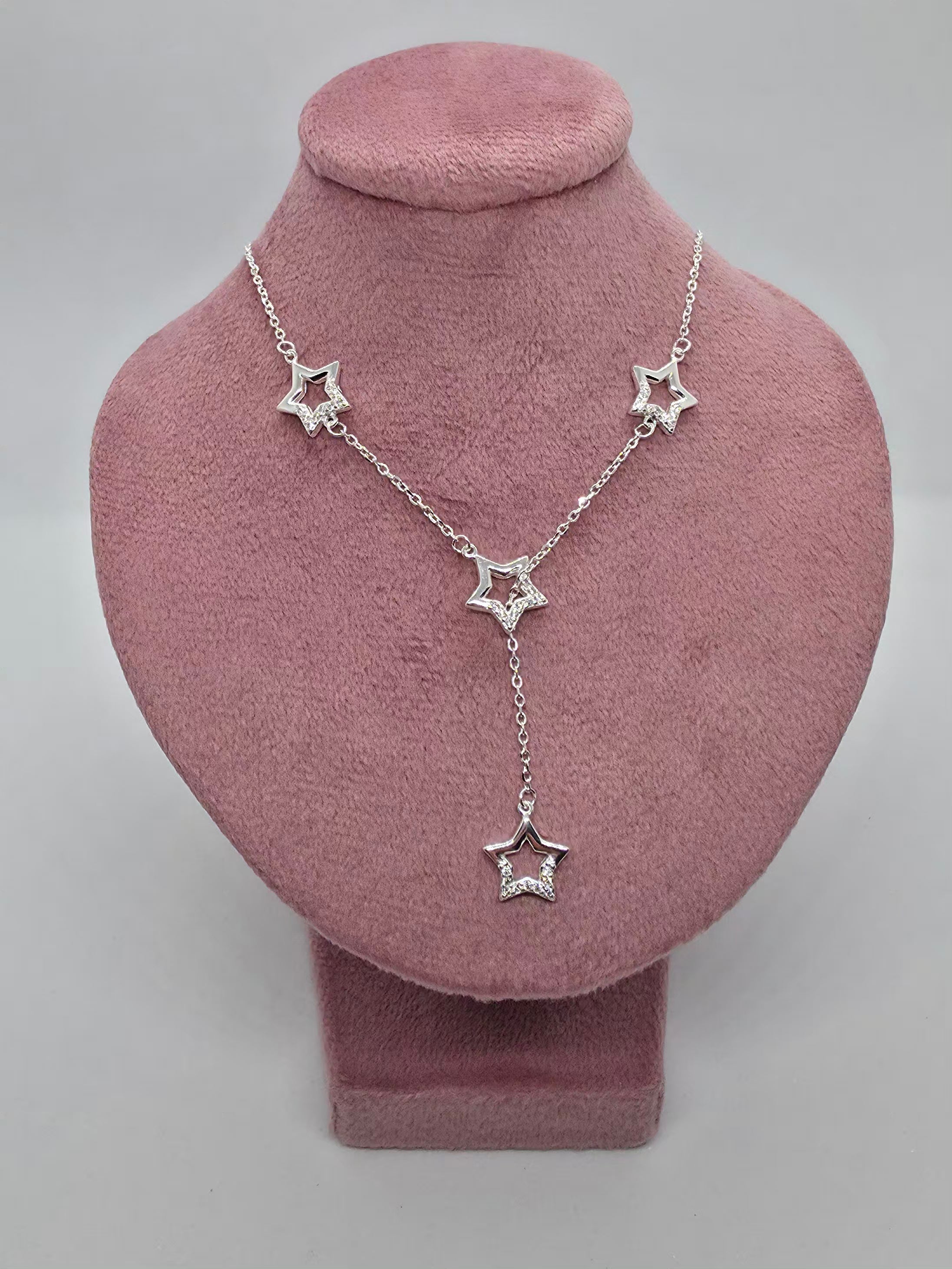 Collar Enamora - Ajustable estrellas circones