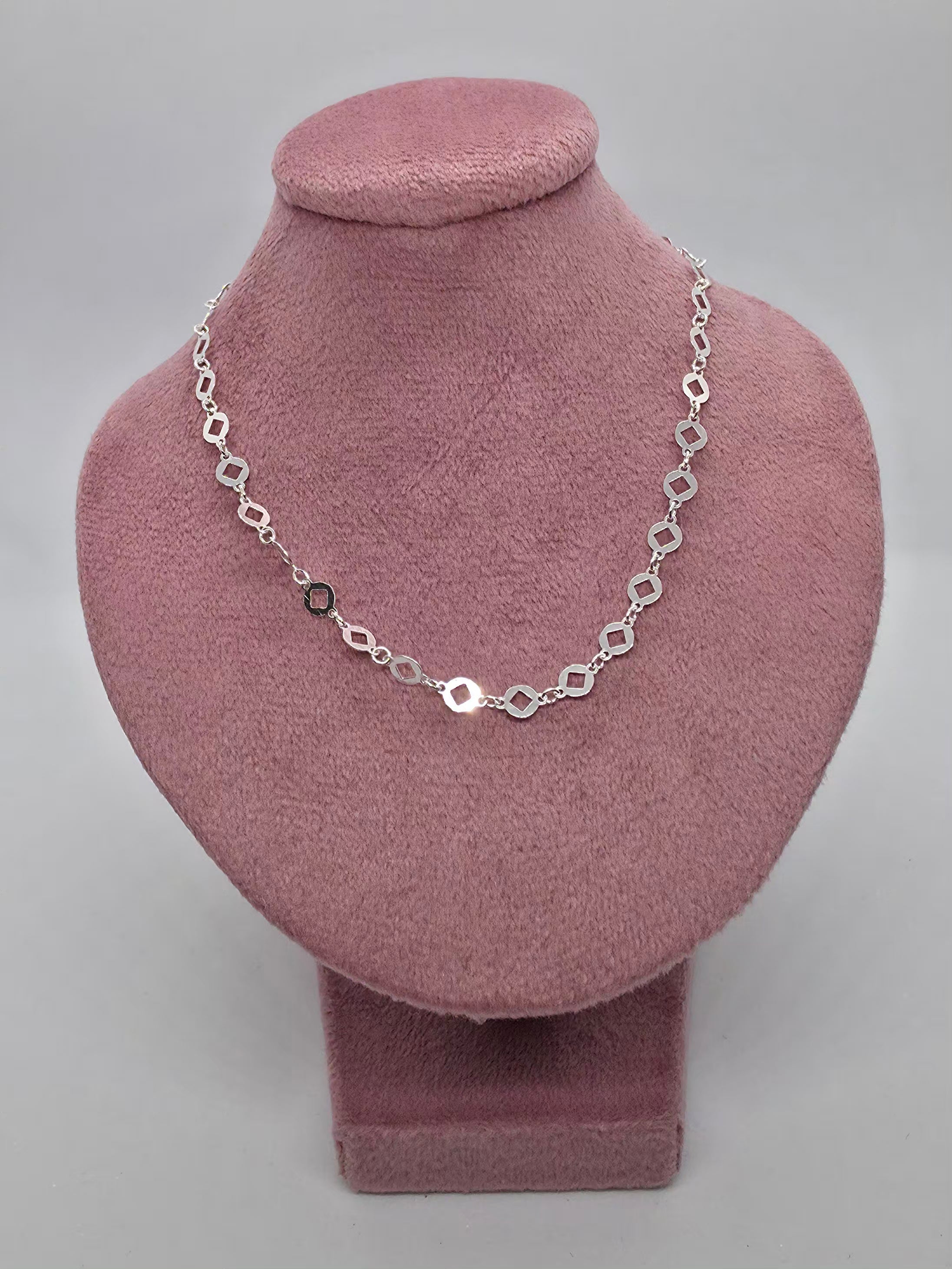 Collar Enamora - Cascada círculos y rombos