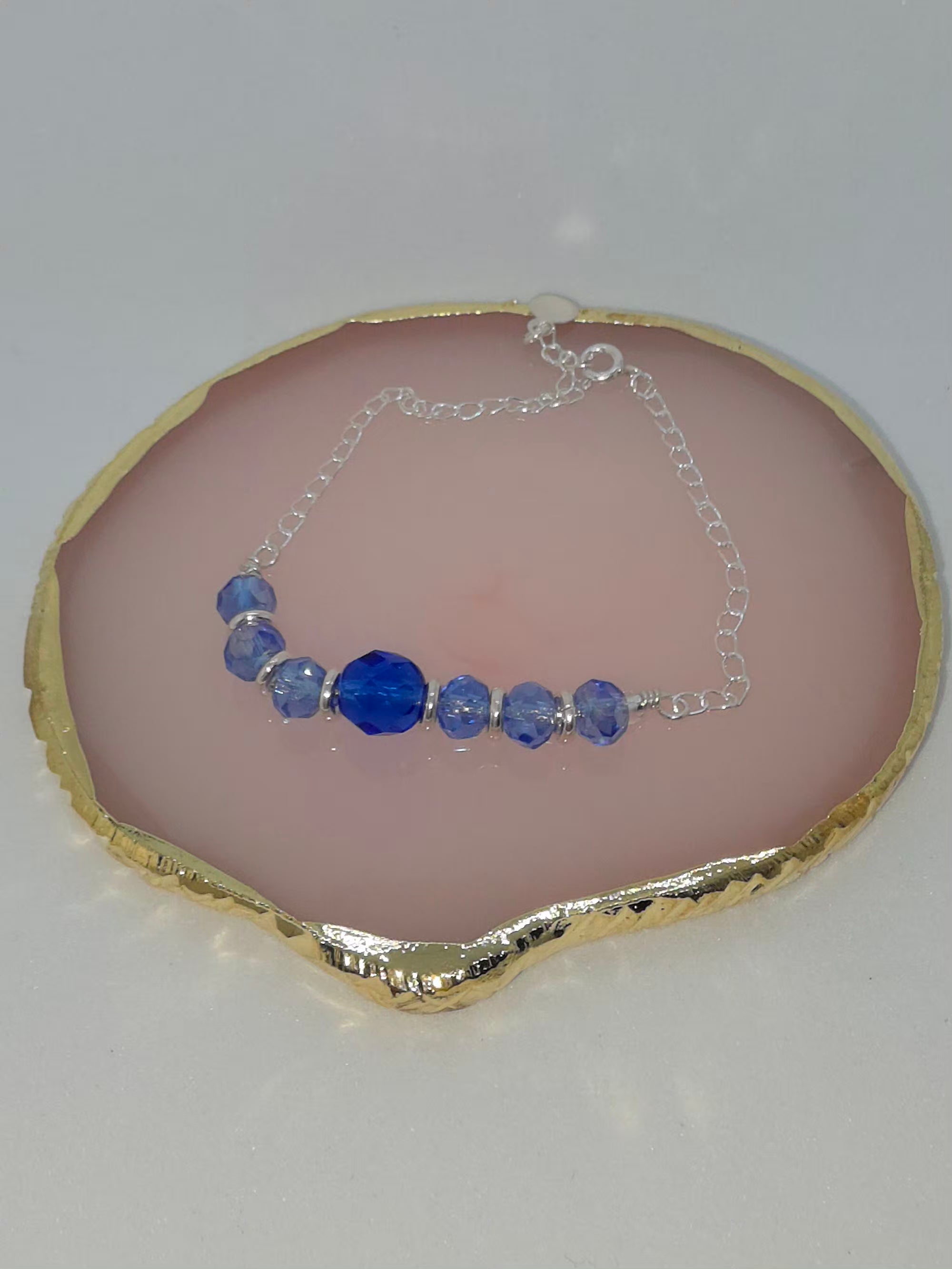 Pulsera Enamora - Cristales azul