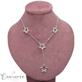 Collar Enamora - Ajustable estrellas circones