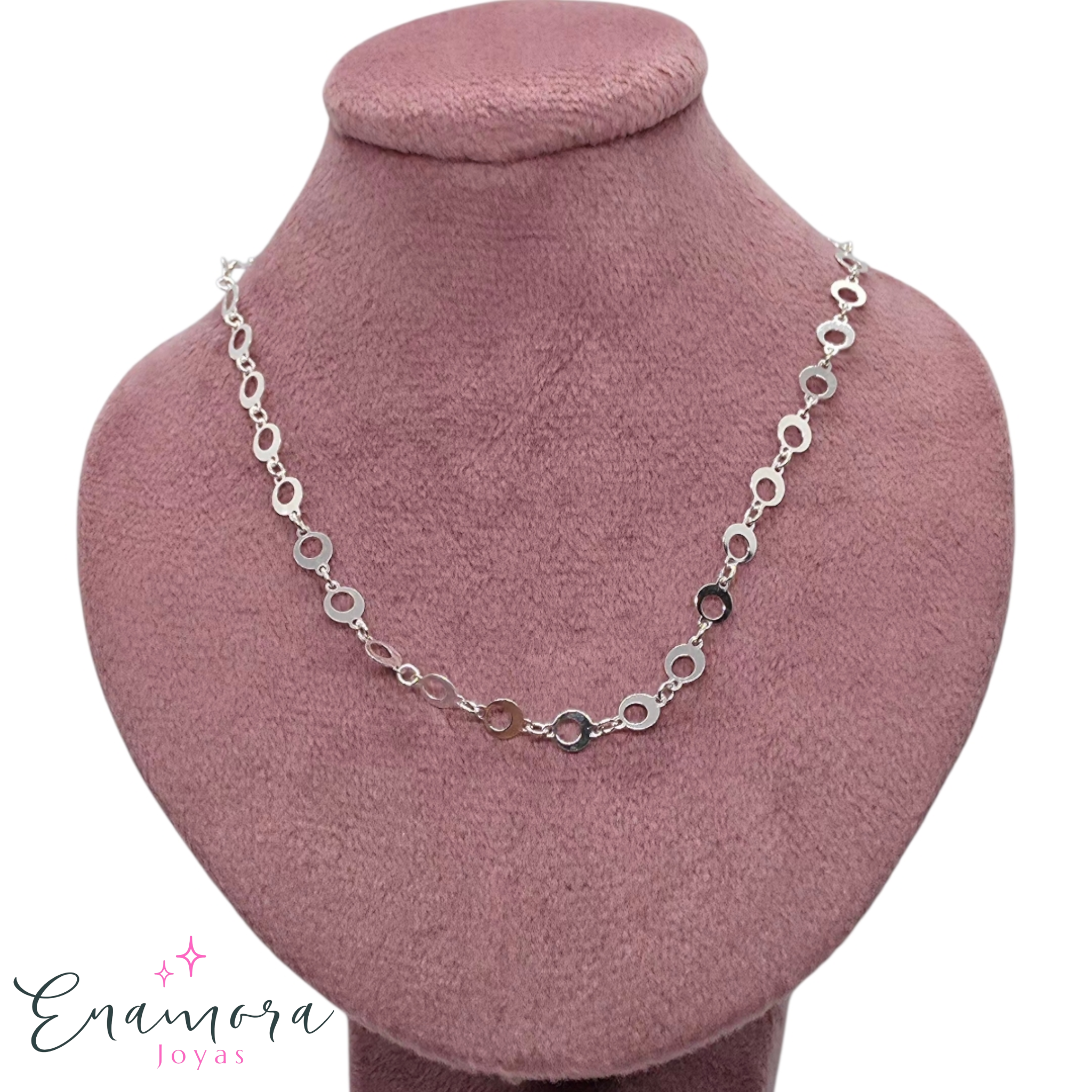 Collar Enamora - Cascada círculos