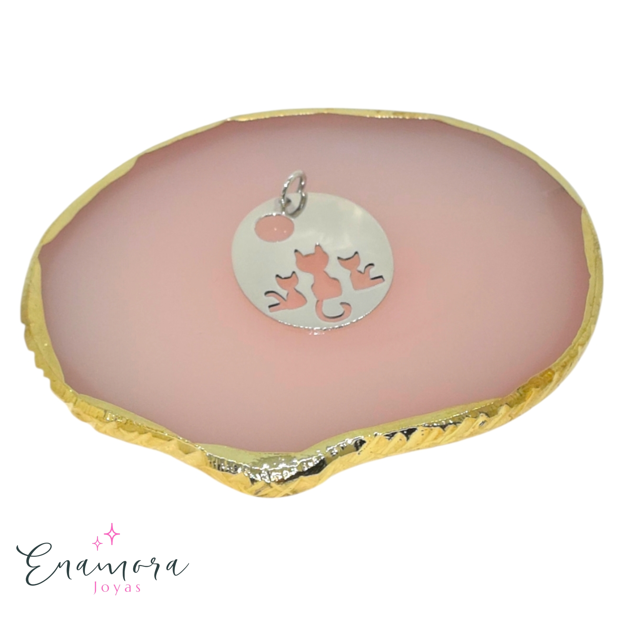 Colgante Enamora - Familia en gatitos