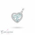 Colgante Enamora - Corazón cristales y circones
